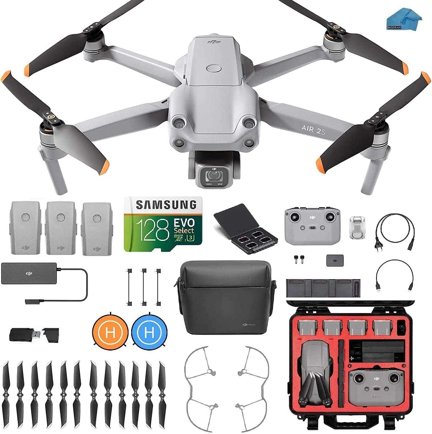 dji air 2s fly more combo components